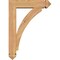 Ekena Millwork Thorton Arts and Crafts Smooth Bracket w/ Offset Brace, Western Red Cedar, 5 1/2"W x 20"D x 28"H BKT0604X20X28THR03SWR - alternate 3